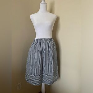 J CREW Striped Skirt Sz S